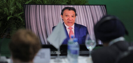 Gastgebender Finanzminister: Fernando Haddad (São Paulo, 28.2.20...