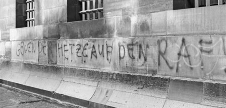 Irgendwann reicht’s: Graffiti gegen die RAF-Hatz in Amsterdam, 1...