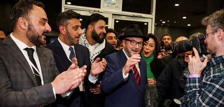 Kein Blatt vor den Mund: George Galloway lässt sich am Freitag i...