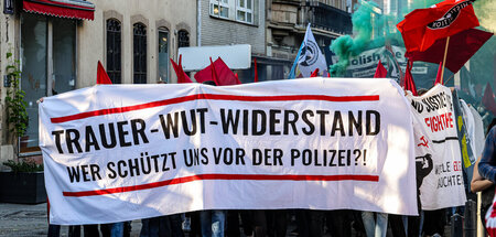 Solidaritätsdemonstration für den getöteten Ante P. (Mannheim, 7...