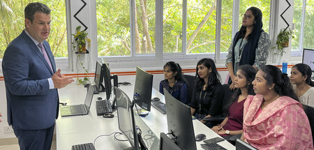 Bundesarbeitsminister Hubertus Heil (SPD) besucht indische IT-Fa...