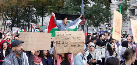 Palästinasolidarische Kundgebung in Wien (21.10.2023)