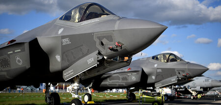 Verkaufsschlager der US-Rüstungsindustrie: Kampfjet »F-35« des H...