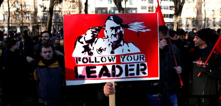 »Folgt eurem Führer«: Protest in Budapest gegen faschistischen A