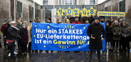 Protestaktion in Berlin im Dezember 2022