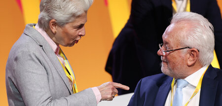 Die FDP-Politiker Marie-Agnes Strack-Zimmermann und Wolfgang Kub...