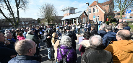 Solidaritätskundgebung mit harten Konsequenzen (Vechta, 17.3.202...
