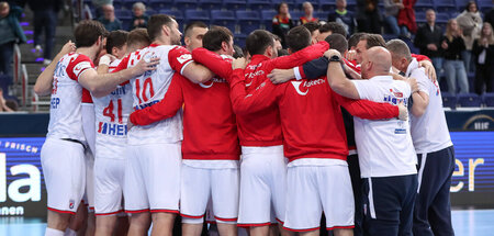 Kroatischer Handballjubel