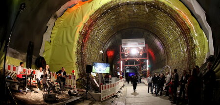 Licht am Ende der Tunnelfeier: Stuttgart 21