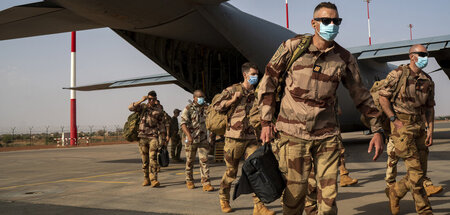 Nicht überall beliebt: Französische Soldaten mussten Niger im ve...