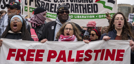 Propalästinensische Solidaritätsdemonstration in Washington, D. ...
