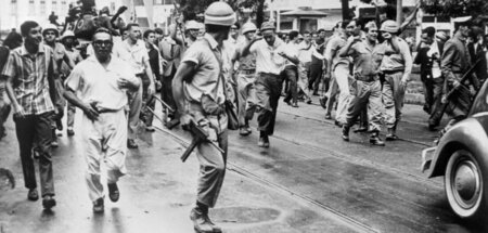 Militärs gegen den linken Präsidenten Goulart (Rio de Janeiro, 2...