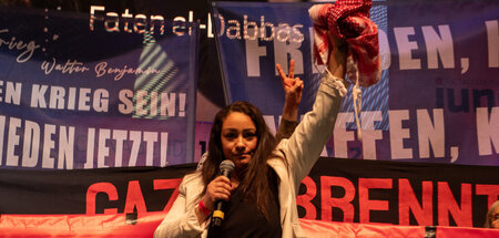 Faten El-Dabbas ist am 18. Mai in der jW-Maigalerie