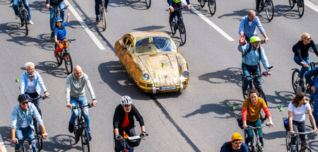 Ist auch gesünder: Die Dinge langsam angehen lassen (Raddemo, Mü...