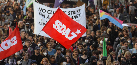 Auch in der Umweltbewegung aktiv: SDAJ-Unterstützer beim »Global...