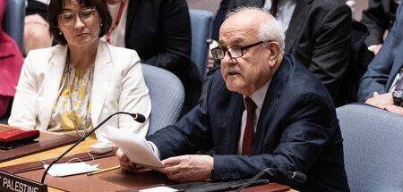 Trotz Resolution bisher kein Ende des Krieges: Palästinas UN-Bot... Trotz Resolution bisher kein Ende des Krieges: Palästinas UN-Bot...