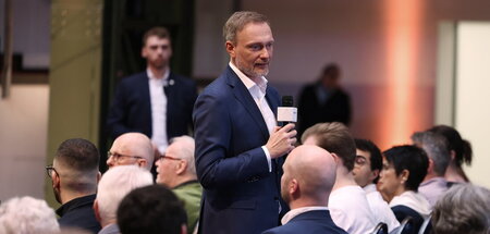 Bundesfinanzminister Christian Lindner (FDP) bei einer Veranstal... Bundesfinanzminister Christian Lindner (FDP) bei einer Veranstal...