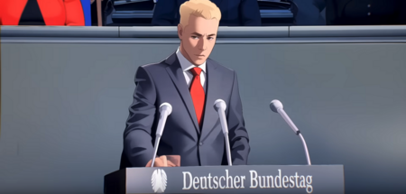 Jüngerer, etwas entfremdeter Avatar Farin Urlaubs im Bundestag (...