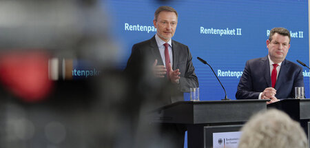 Finanzminister Lindner und Arbeitsminister Heil erzählen, wie si...