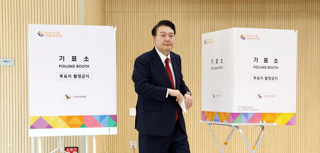 Ist gegenüber dem Nachbarn im Norden auf Konfrontation gegangen:...