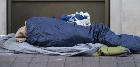 Drinnen Leerstand, draußen Menschen ohne Obdach: Ein Betroffener...