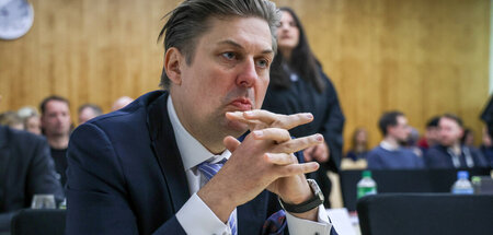 Maximilian Krah am Donnerstag in Münster