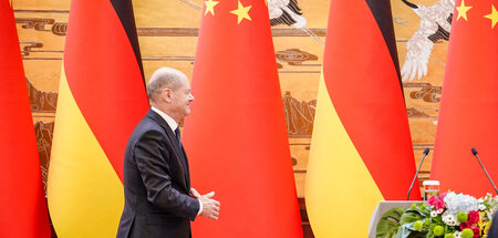 Im November 2022 war Olaf Scholz zu seinem Antrittsbesuch als Ka...