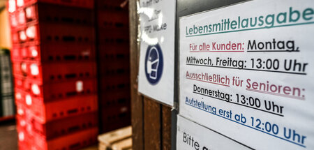Für viele die einzige Chance, durch den Monat zu kommen: Lebensm...