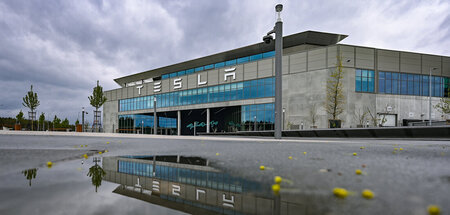 »Rasant sinkende Verkaufszahlen«: Gigafactory in Grünheide am Di...