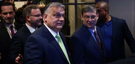 Ungarns Ministerpräsident Viktor Orbán hetzte am Mittwoch auf de...