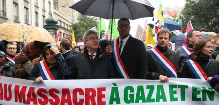 Auch bei Protesten gegen den Gazakrieg an vorderster Front: Jean...