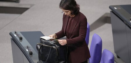 Sucht nach Hinweisen: Annalena Baerbock (Bündnis 90/Die Grünen)