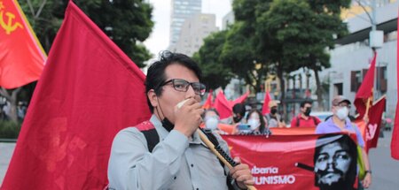 Die PCM will am Kampftag der Arbeiter in Mexiko-Stadt zum Zócalo...