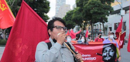 Die PCM will am Kampftag der Arbeiter in Mexiko-Stadt zum Zócalo...