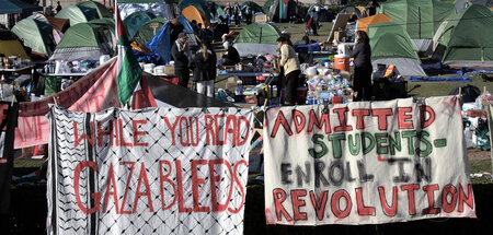 Revolutionäre Stimmung: Propalästinensische Proteste bleiben beh...