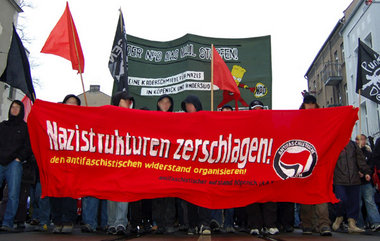 Antifademo gegen NPD-Aufmarsch Ende März in Berlin-Köpenick