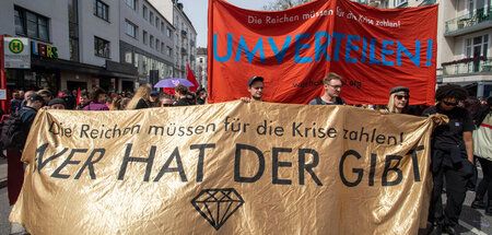 1.-Mai-Demonstration in Hamburg