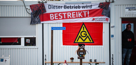 Seit 170 Tagen streiken die Beschäftigten des Recyclingbetriebs ...