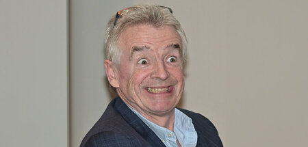 Michael O’Leary, Chef der Billigfluggesellschaft Ryanair, hat ei...