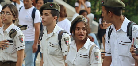 Manifestation zum Tag der Arbeit in Havanna (5.5.2023) Manifestation zum Tag der Arbeit in Havanna (5.5.2023)