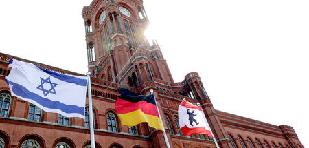 Auch nicht ganz korrekt beflaggt: Das Rote Rathaus