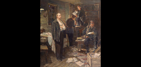 Im sibirischen Exil: Durchsuchung von Lenins Wohnung in Schusche...