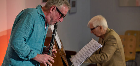 Ein Fest: Jürgen Kupke (l.) und Hannes Zerbe