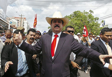 Honduras’ Präsident auf der Straße: Zelaya forderte am Donnersta...