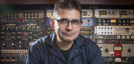 Sein Reich: Steve Albini im Studio in Chicago