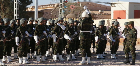 Parade zum Tag der Ausrufung der Demokratischen Arabischen Repub...