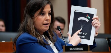 Erzreaktionäre Trump-Anhängerin: Elise Stefanik bei der Befragun...