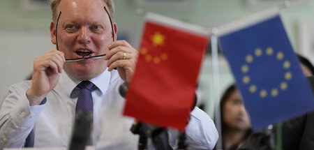 »Geopolitische Spannungen«: Jens Eskelund, Präsident der EU-Hand...