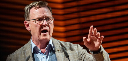 Selbstverständlich dicht an der Basis: Bodo Ramelow (Weimar, 8.5...