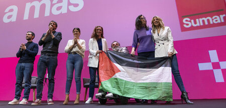 Schwierige Solidarität: Die Regierungsmannschaft des Linksbündni...